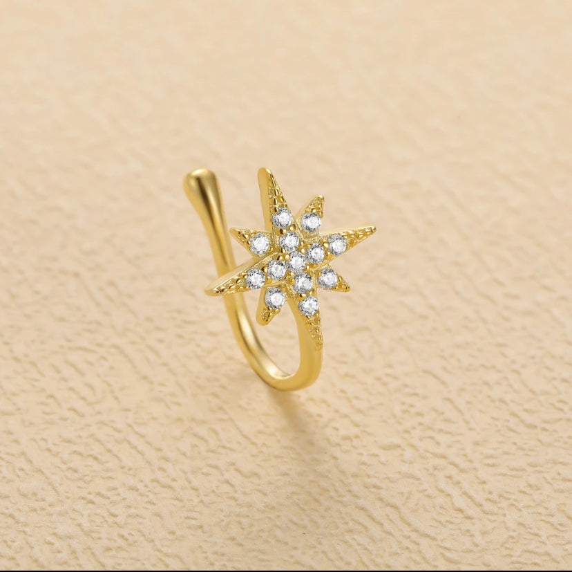 Minimalist Star Nose Pin