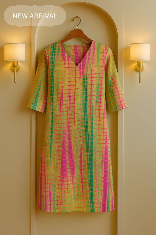 Fuchsia Flicker Printed Kurta