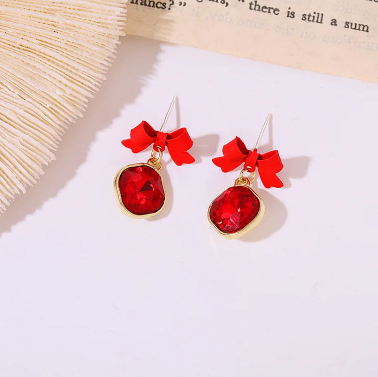 Retro Bow Earrings