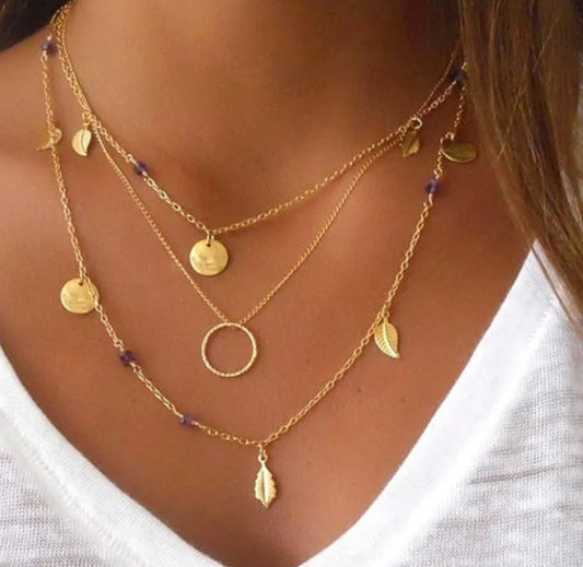 Multi - Layered Chain Necklace