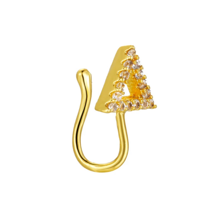 Minimalist Triangle No Hole Nose Clip