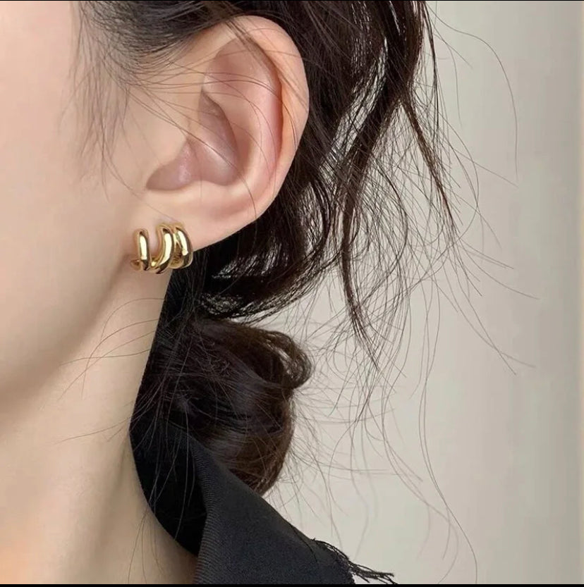 Triple Open Hoops