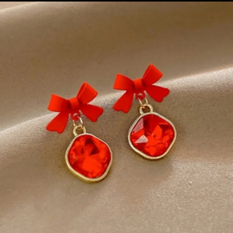 Retro Bow Earrings
