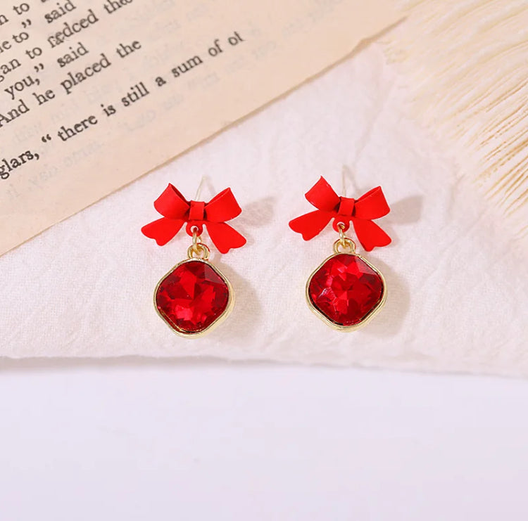 Retro Bow Earrings
