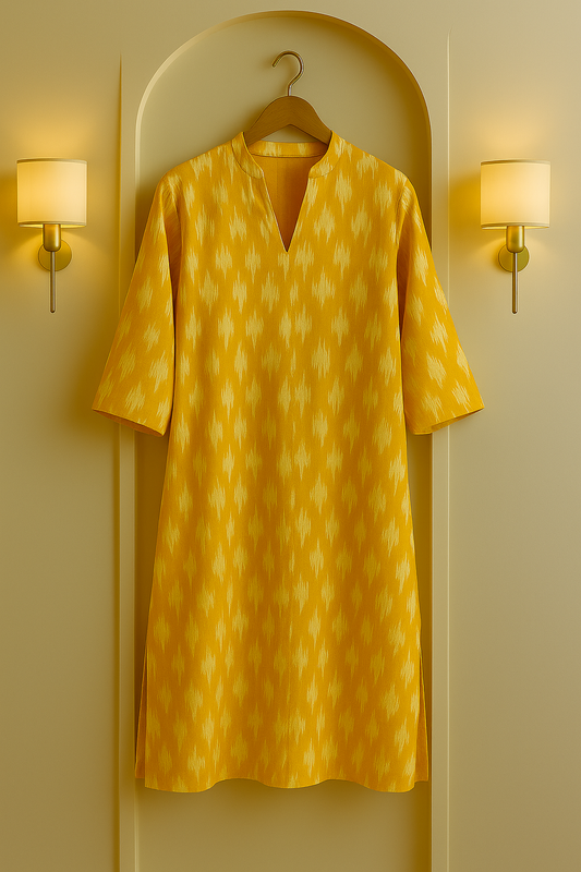 Suryamukhi Ikat Printed Kurta