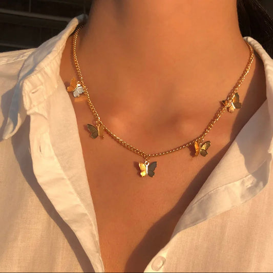 Butterfly Minimalist Necklace