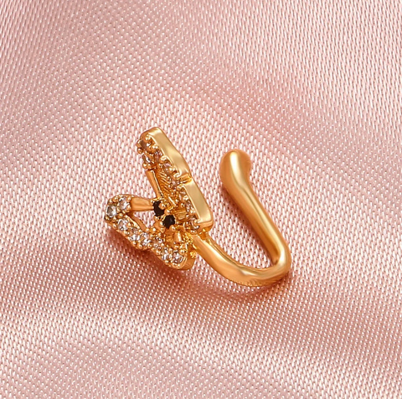 Butterfly U- Shape No hole Nose Clip