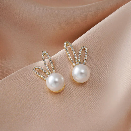 Rabbit Pearl Earrings