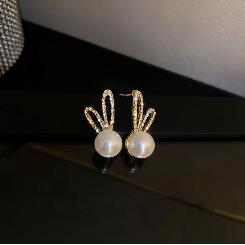 Rabbit Pearl Earrings