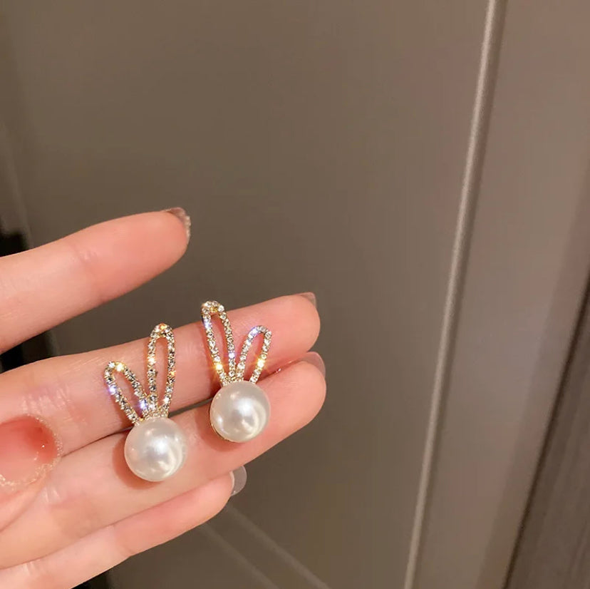 Rabbit Pearl Earrings