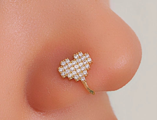 Heart No Hole Nose Clip
