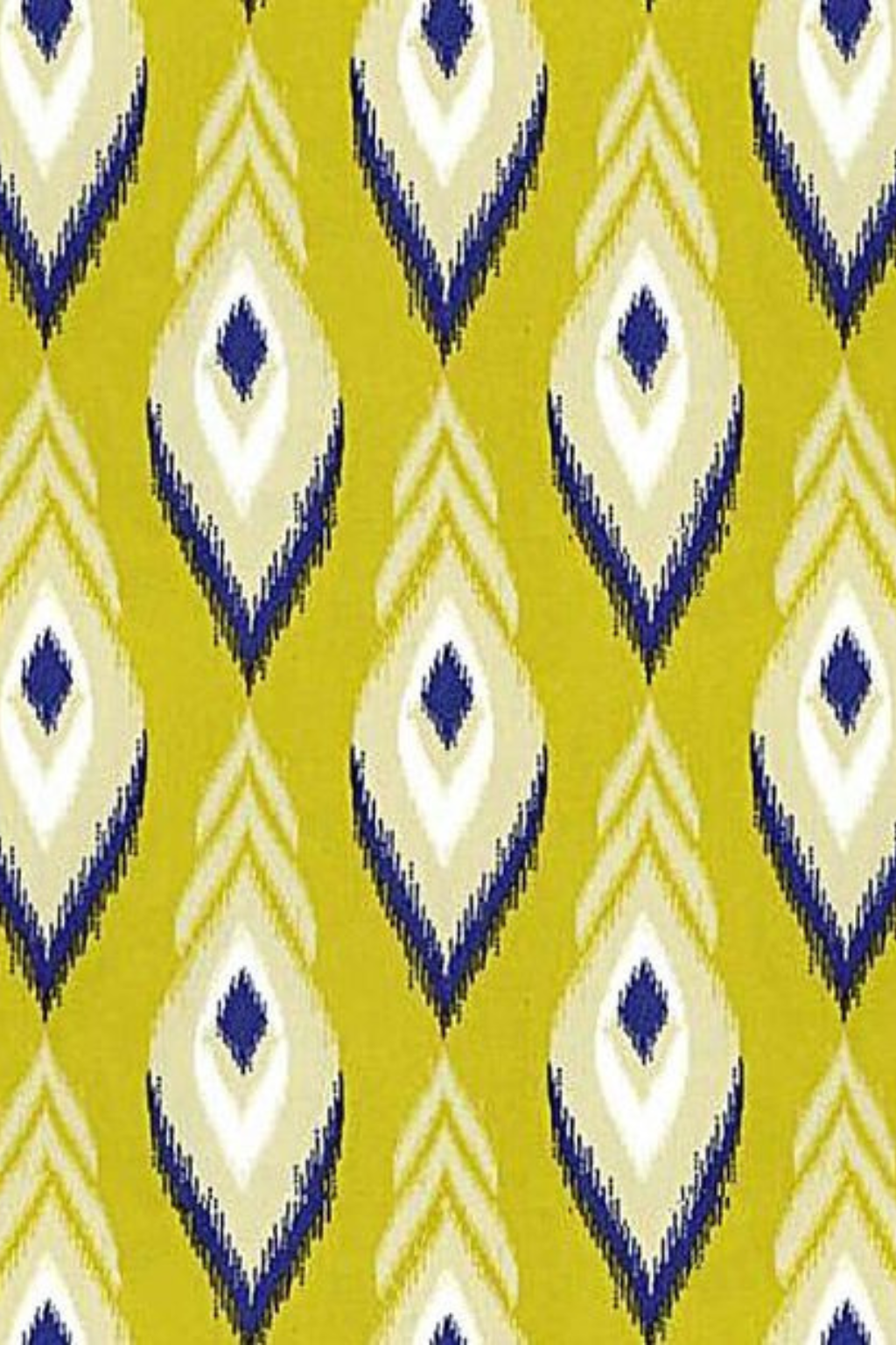 Citrine Ikat Printed Kurta