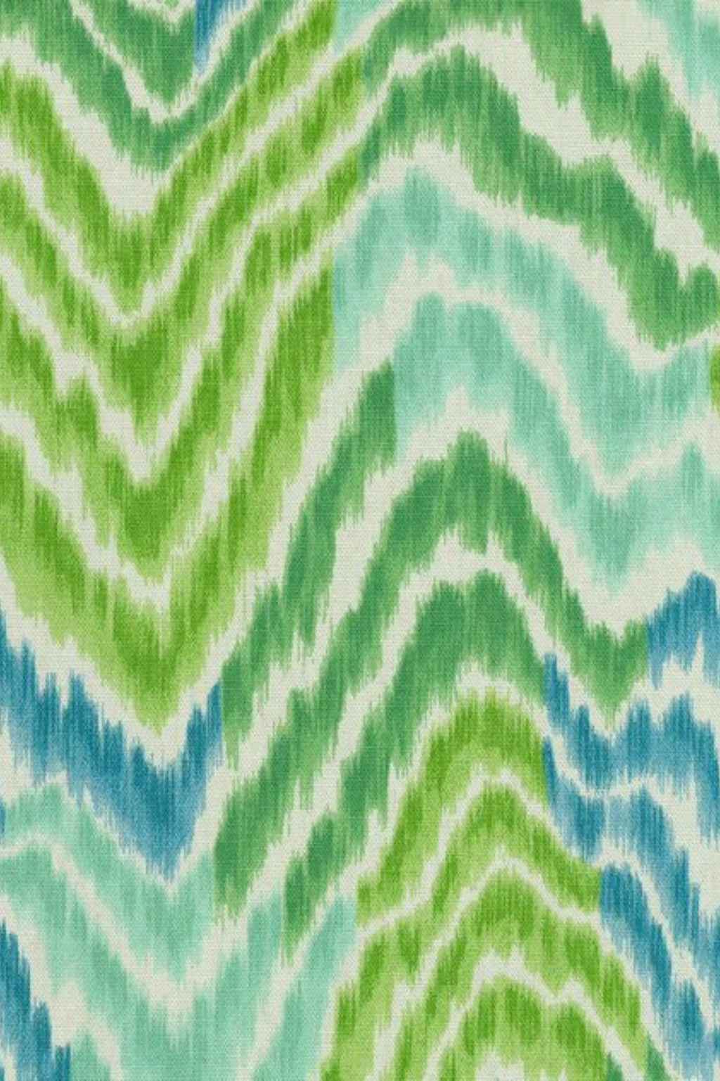 Aqua Ripple Ikat Printed Kurta