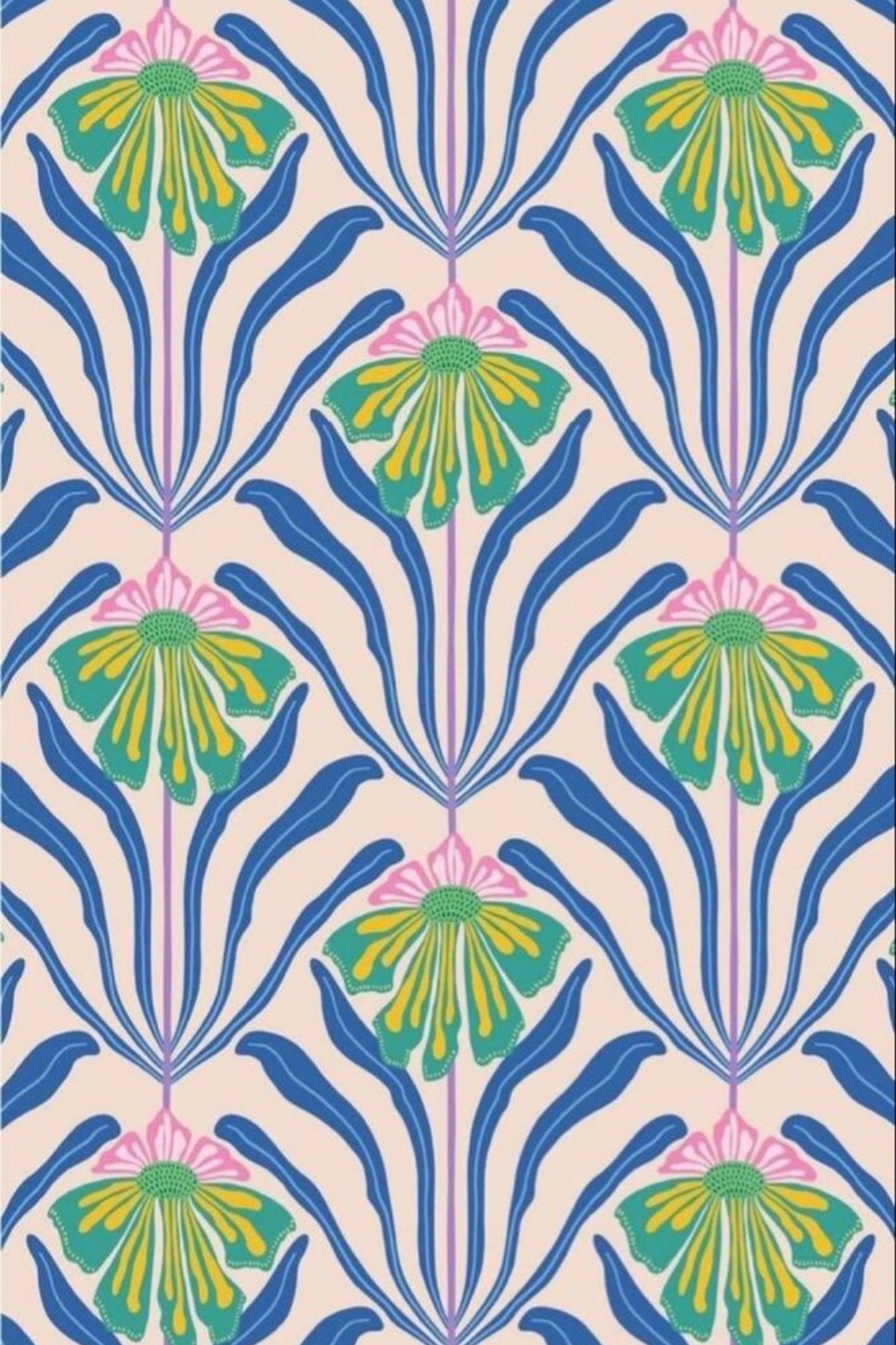 Lush Cascade Floral Printed Kurta