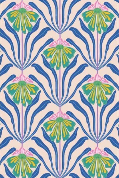 Lush Cascade Floral Printed Kurta