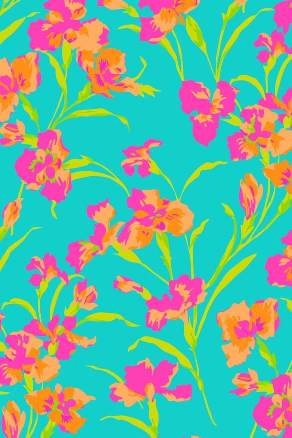 Flamingo Garden Floral Printed Kurta