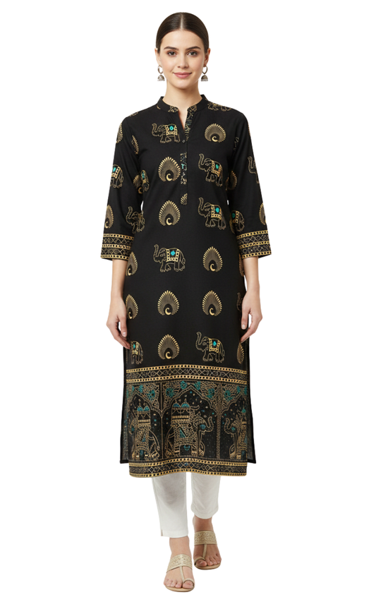 Rajputana Printed Kurta