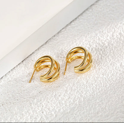 Triple Layered Hoops
