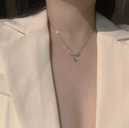 Angel Wings Shaded Necklace