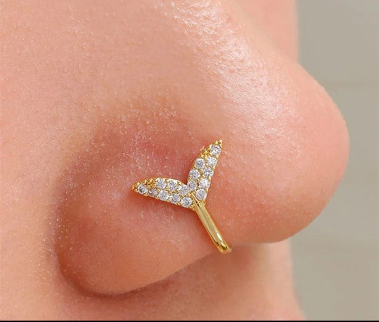 Fish Tale No Hole Nose Clip