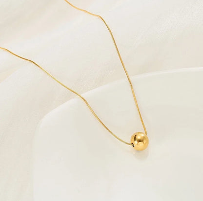 Gold Bean Necklace