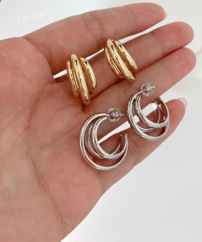 Triple Layered Hoops