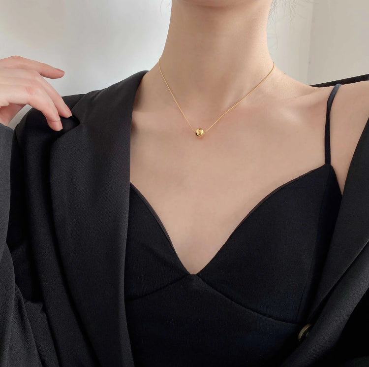 Gold Bean Necklace