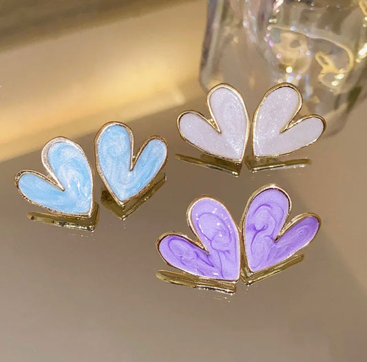 Pretty Heart Studs