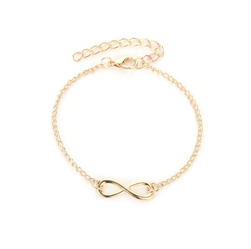 Infinity Gold Plated Anklet
