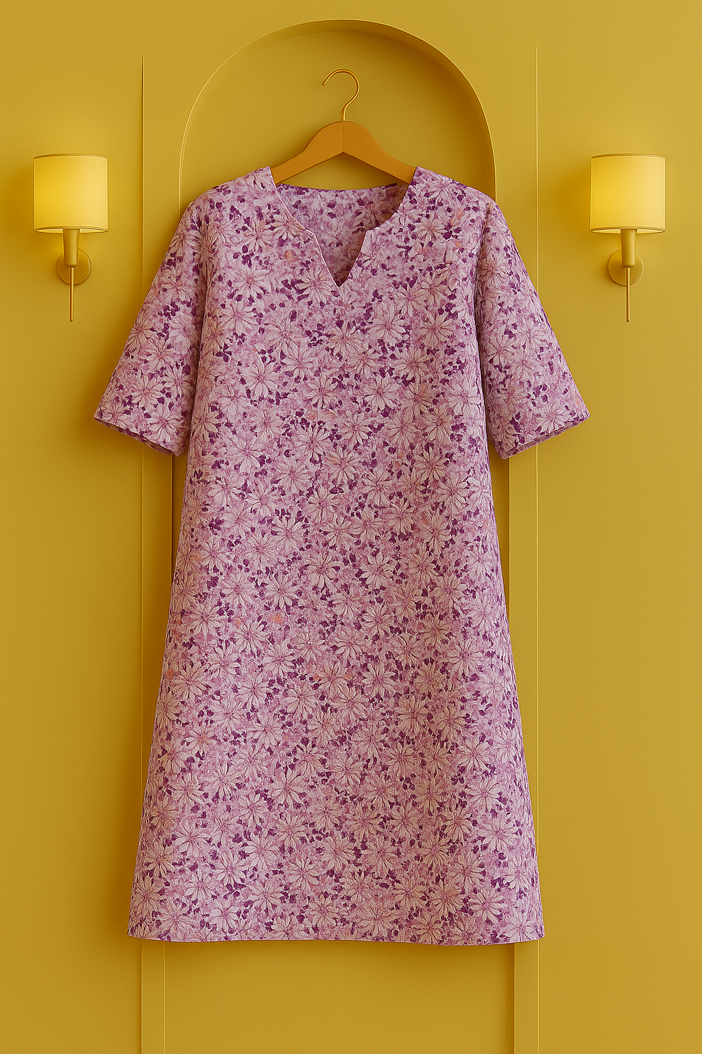 BlushBerry Kurta Floral Printed Kurta