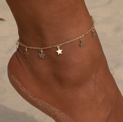 Minimalist Star Anklet
