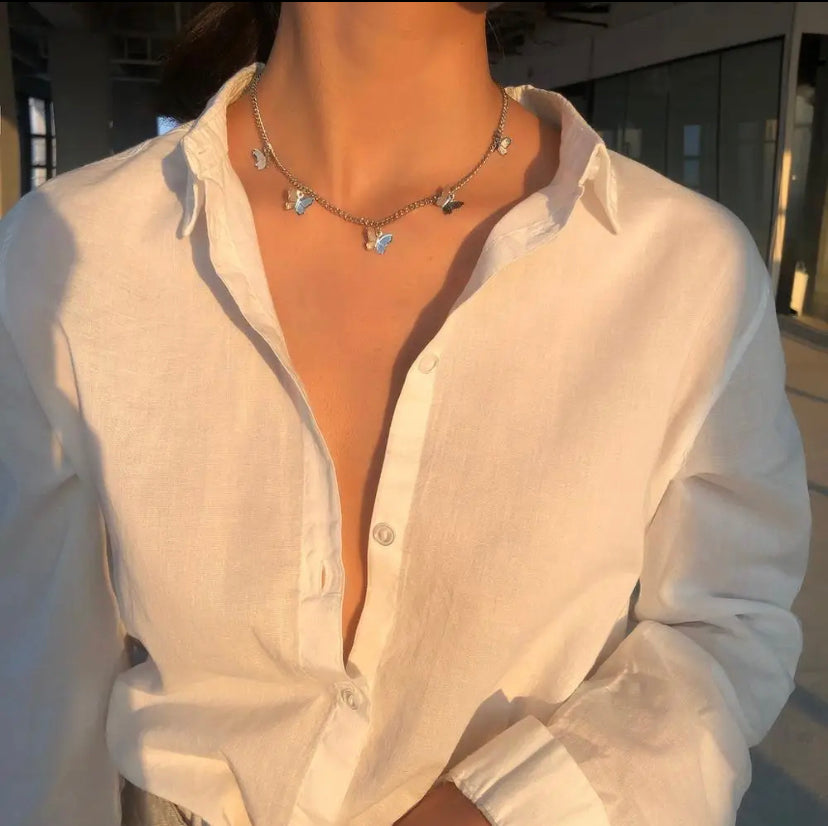 Butterfly Minimalist Necklace