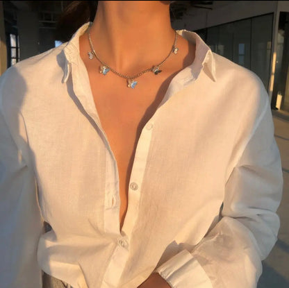 Butterfly Minimalist Necklace