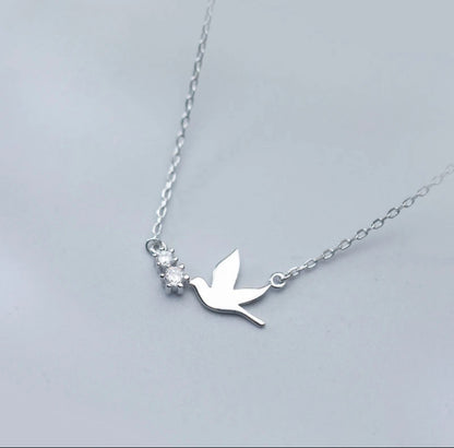 Swallow Minimalist Necklace