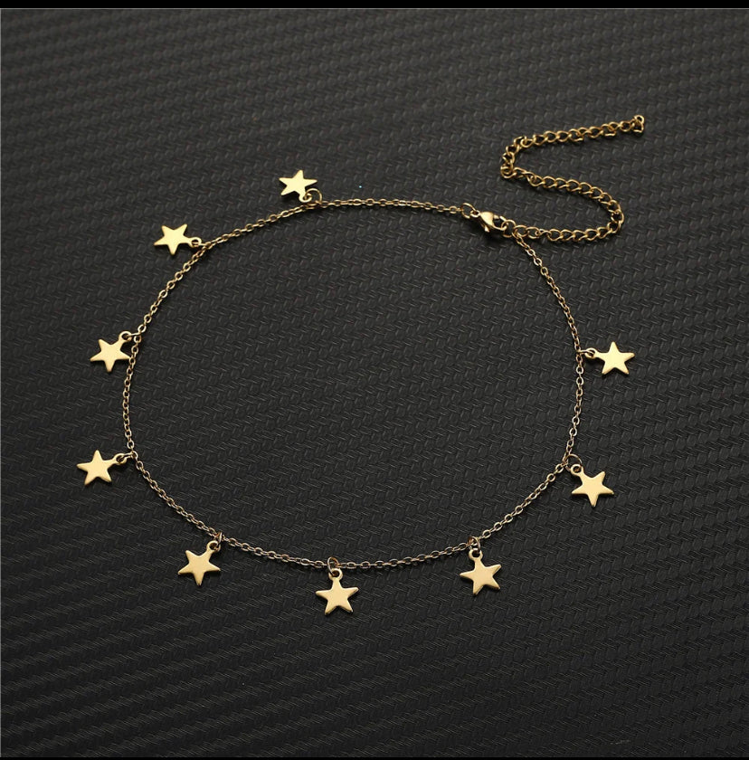 Minimalist Star Anklet