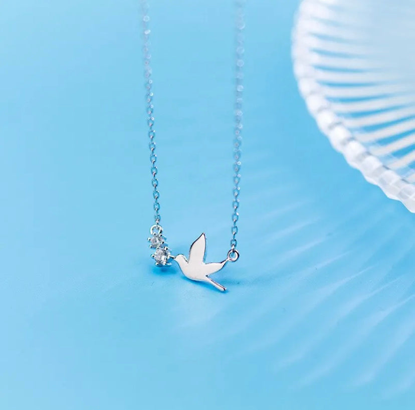 Swallow Minimalist Necklace