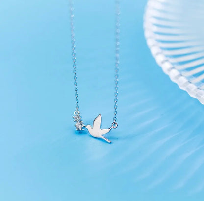 Swallow Minimalist Necklace