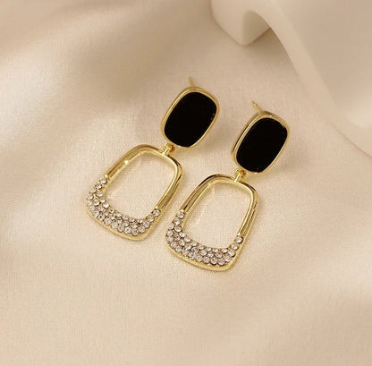Black Onyx Danglers