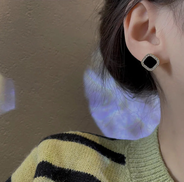 Black Onyx Studs