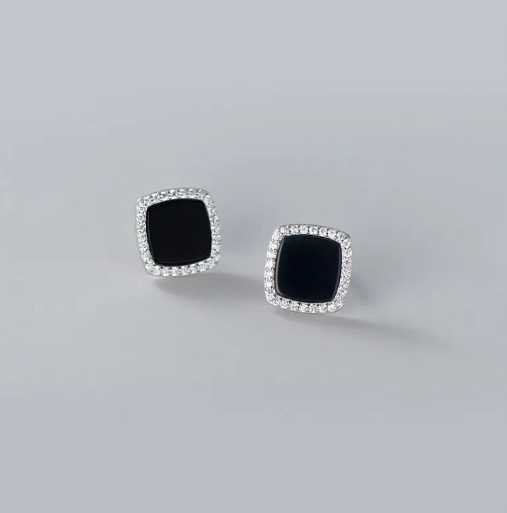 Black Onyx Studs