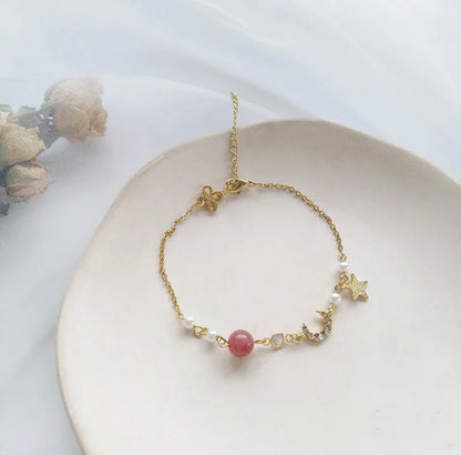 Moon & Star Minimalist Bracelet