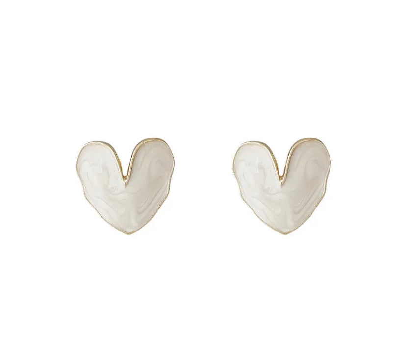 Pretty Heart Studs