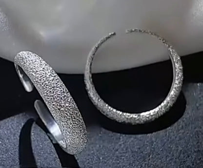 Sparkling Silver Band Ring