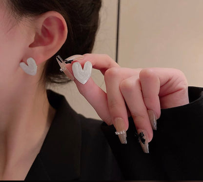 Pretty Heart Studs