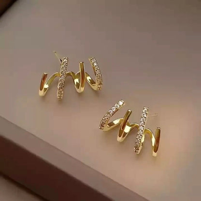 Claw Gold Plated Studs