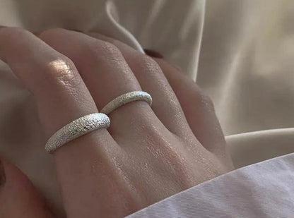 Sparkling Silver Band Ring