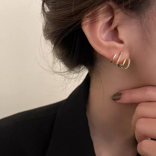 Claw Gold Plated Studs