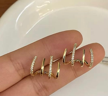 Claw Gold Plated Studs