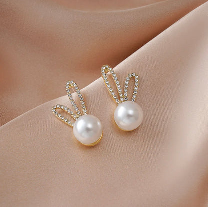 Rabbit Pearl Earrings