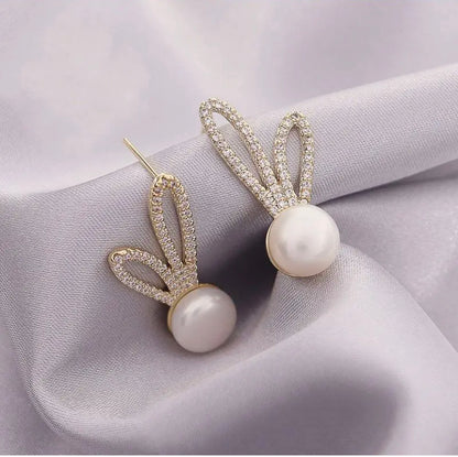 Rabbit Pearl Earrings